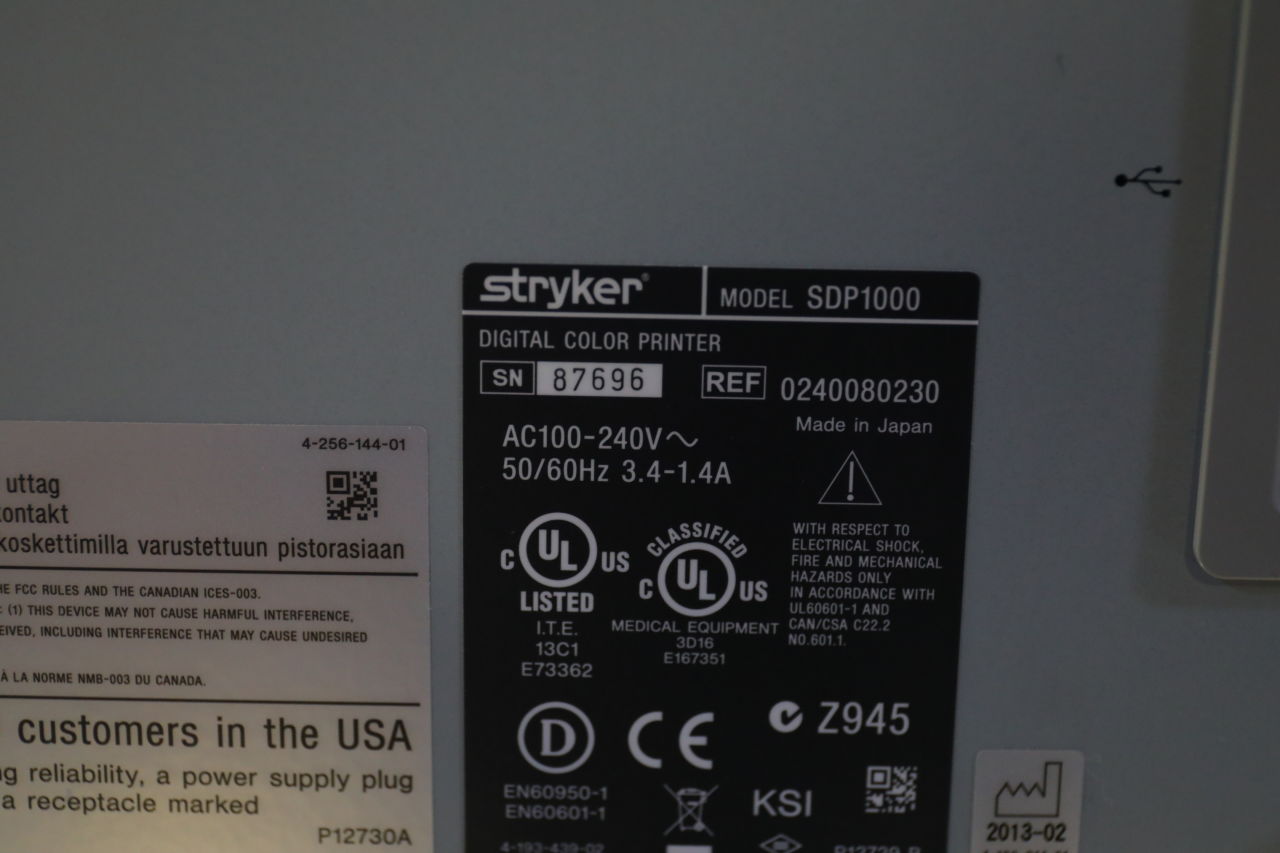 STRYKER SDP1000 Printer