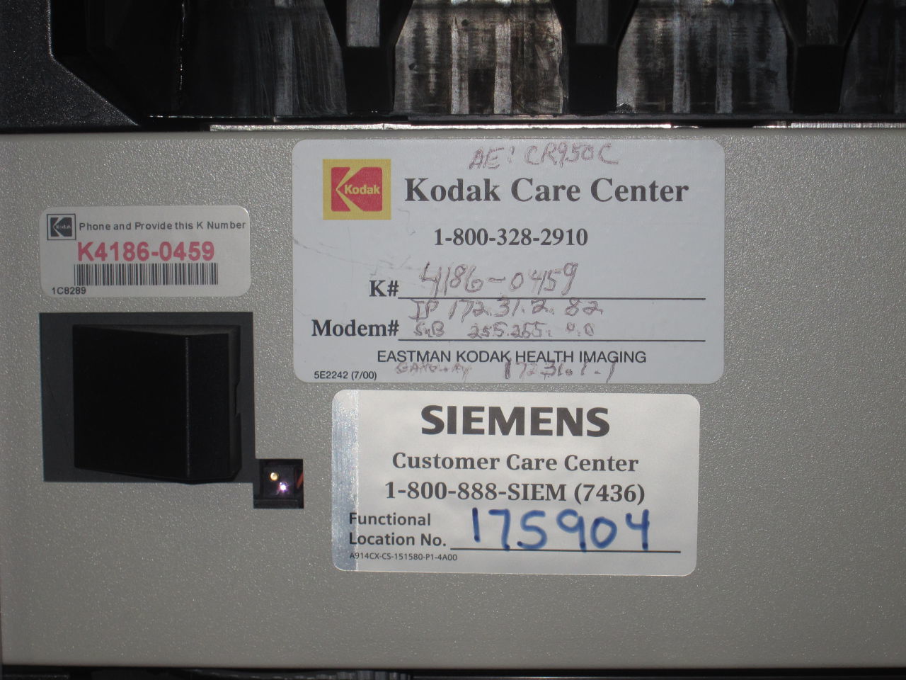 KODAK Directview 950 System CR