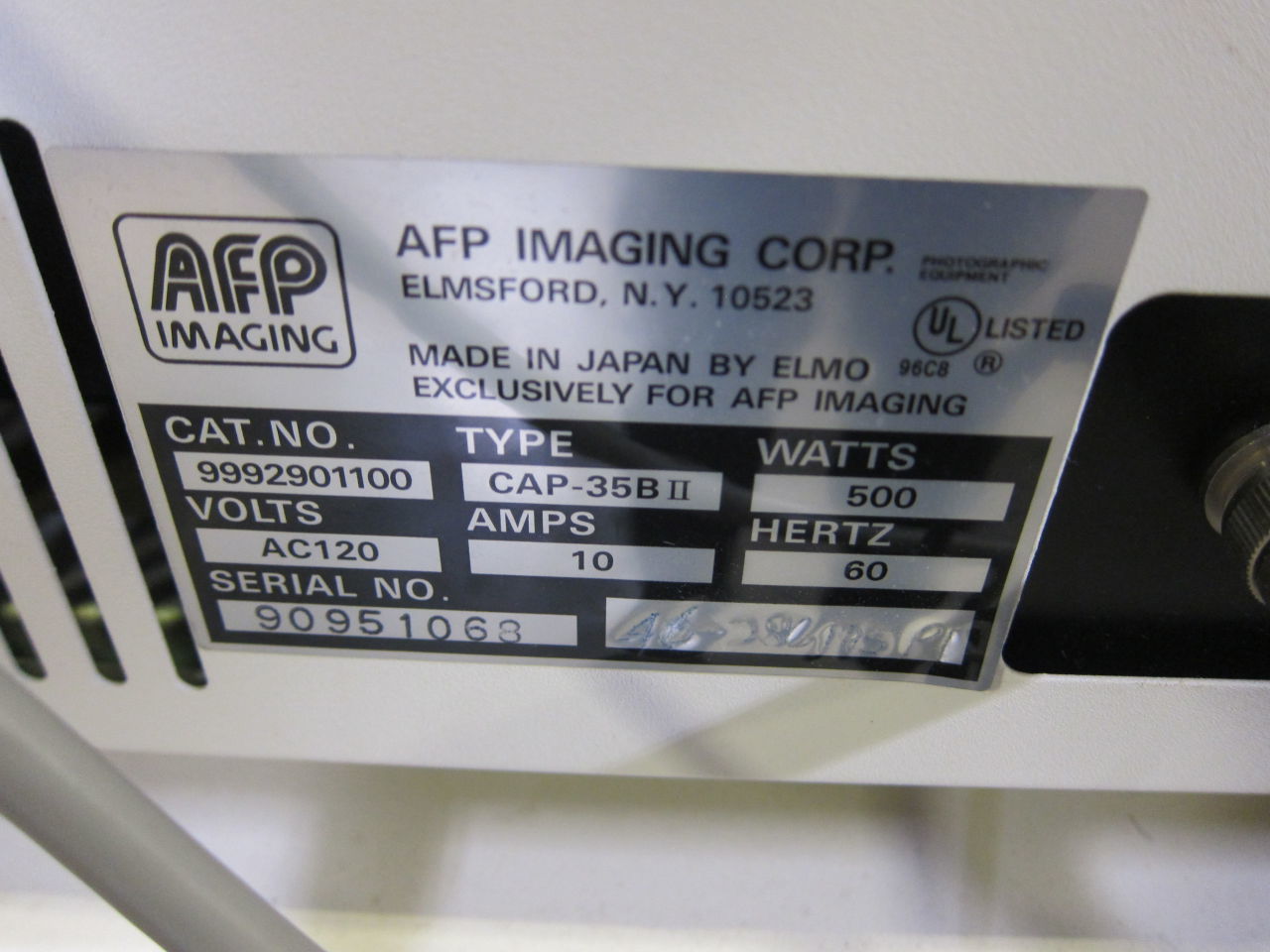 AFP IMAGING CAP 35 BII Angio Lab