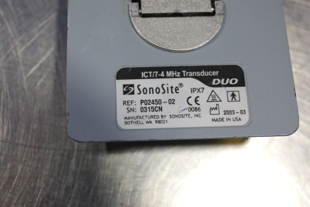 SONOSITE ICT/7-4 MHZ Ultrasound Transducer