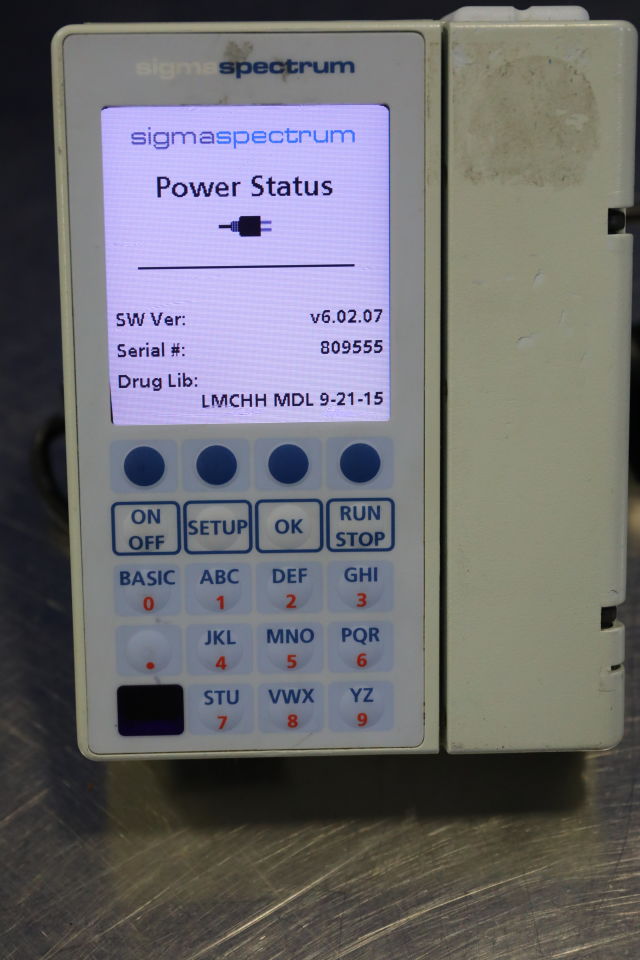 SIGMA SPECTRUM 35700 Pump IV Infusion