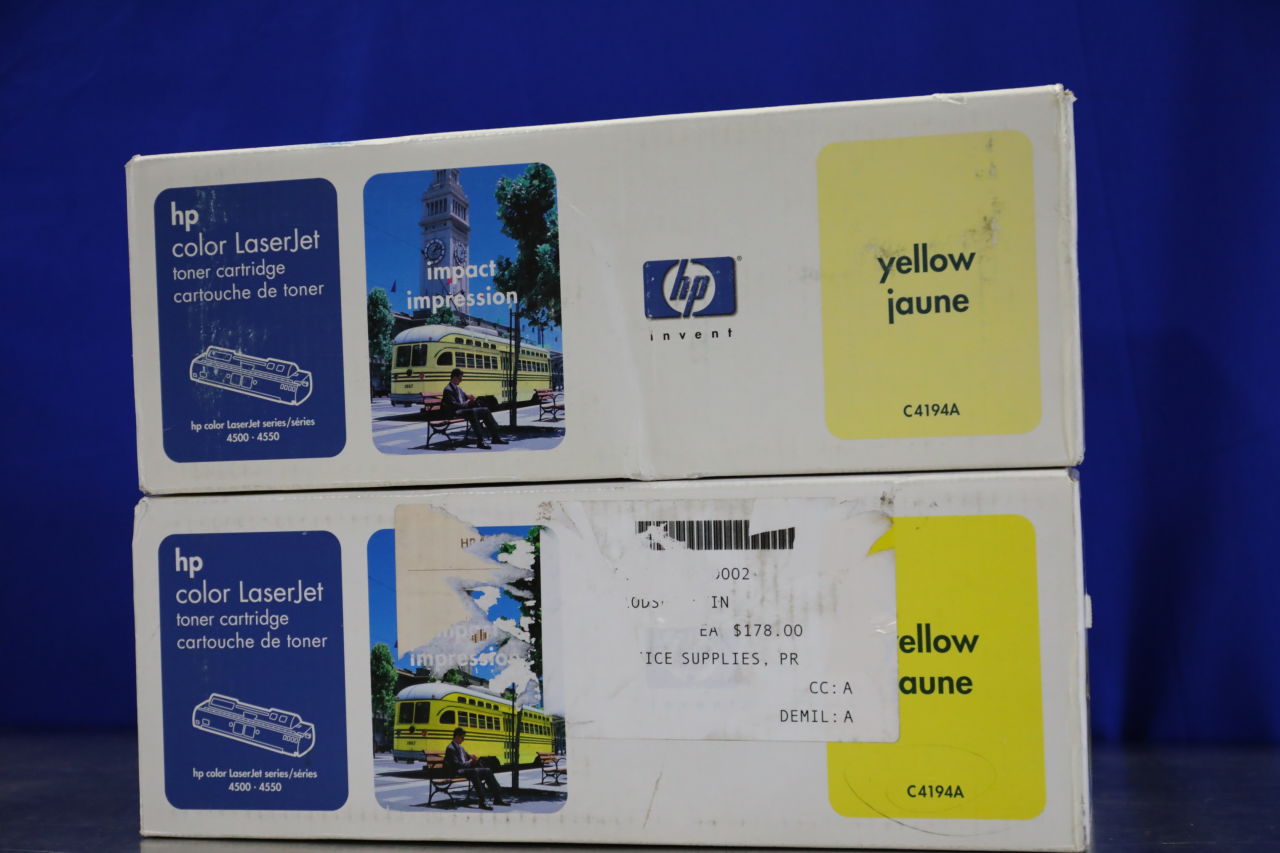 HP C4194A Ink Toner Cartridge - Lot of 2