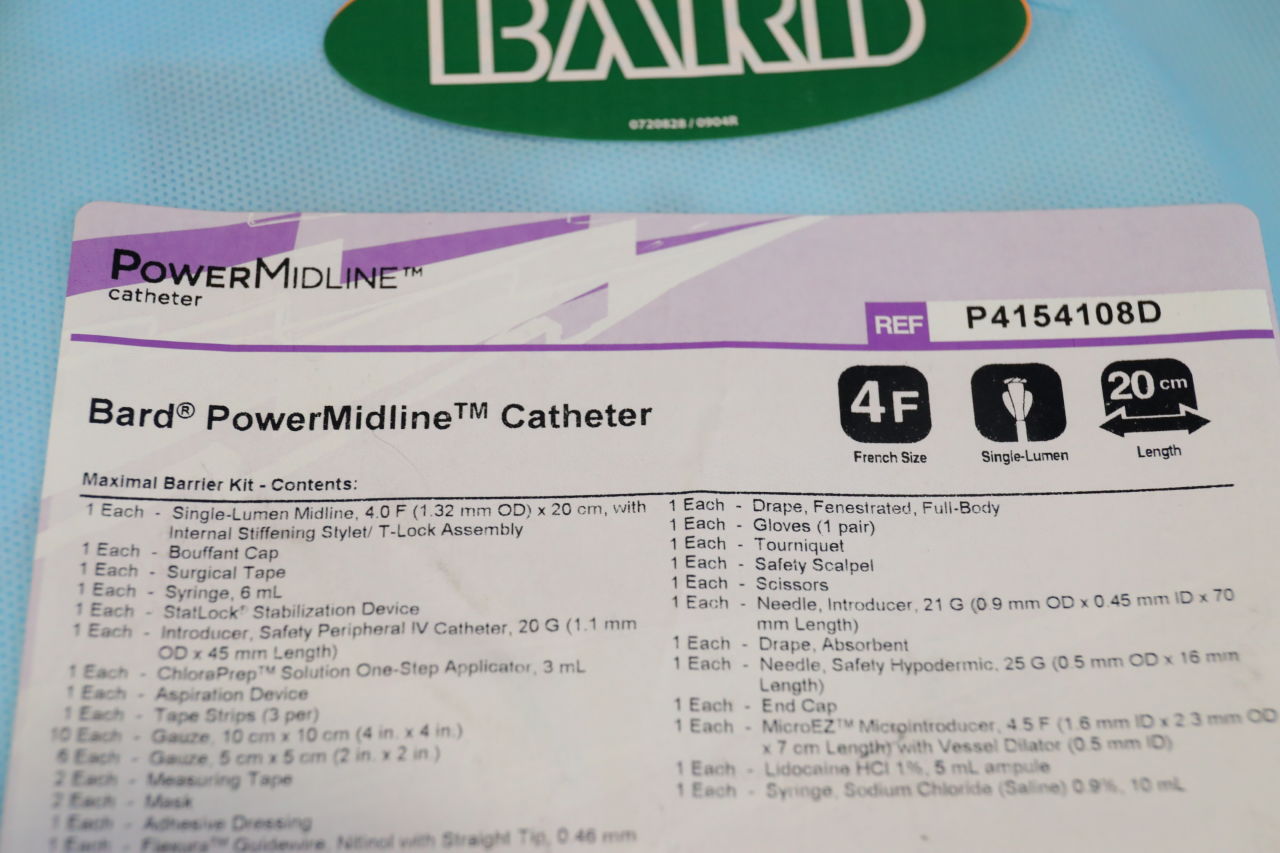 BARD P4154108D Catheter Maximal Barrier Kit