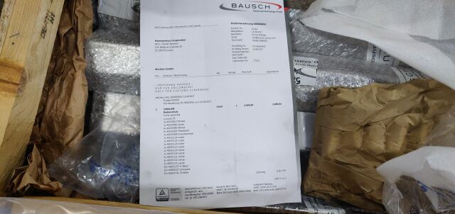 BAUSCH 10001008 Per Bausch Inv. Pharmaceutical Packaging