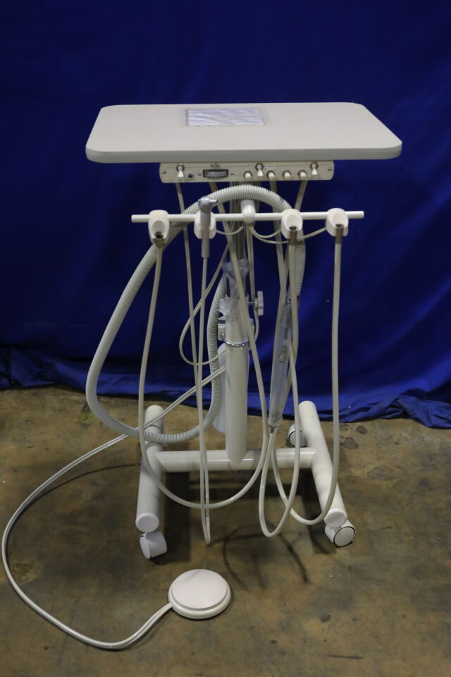 BEAVERSTATE DENTAL A-4100 Custom 3 Handpiece Dental Cart