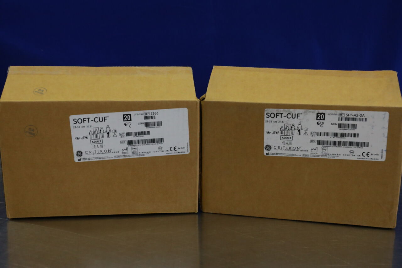 GE Soft-Cuf Adult Blood Pressure Cuffs - Lot of 2