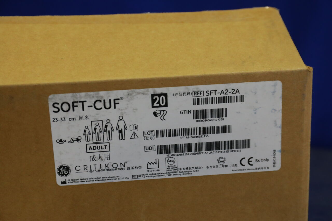 GE Soft-Cuf Adult Blood Pressure Cuffs - Lot of 2