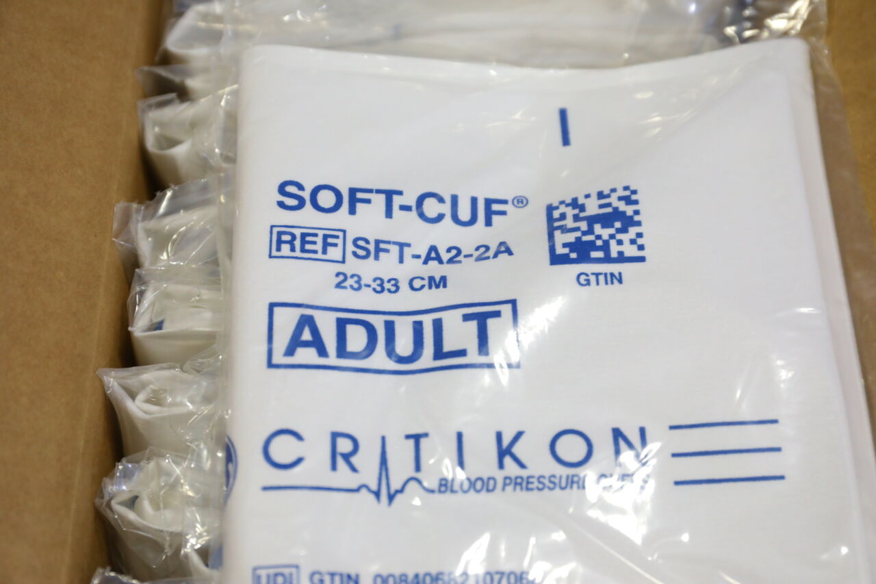 GE Soft-Cuf Adult Blood Pressure Cuffs - Lot of 2