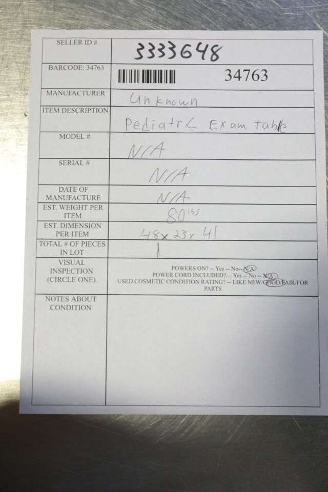 Exam Table