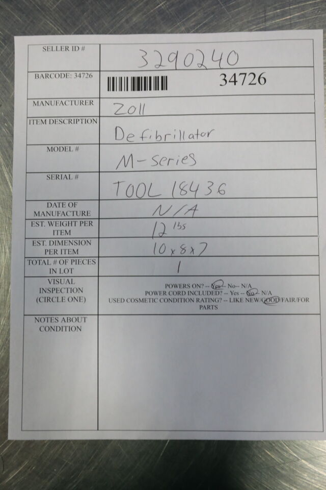 ZOLL M Series Defibrillator