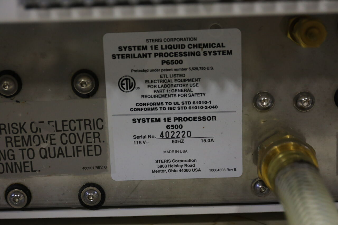 STERIS P6500 Sterilizer