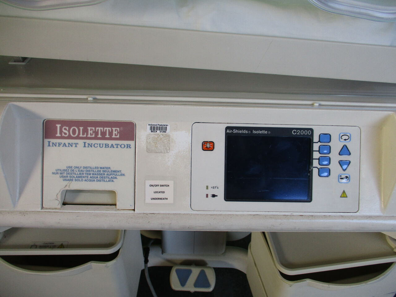 HILL ROM Air Shields Isolette C2HS-1 Infant Incubator