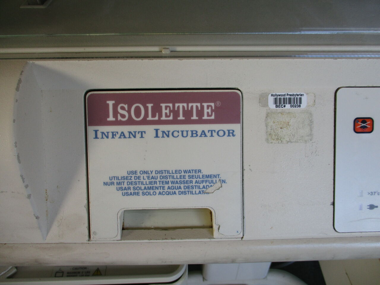 AIR SHIELDS C2HS-1 Infant Incubator