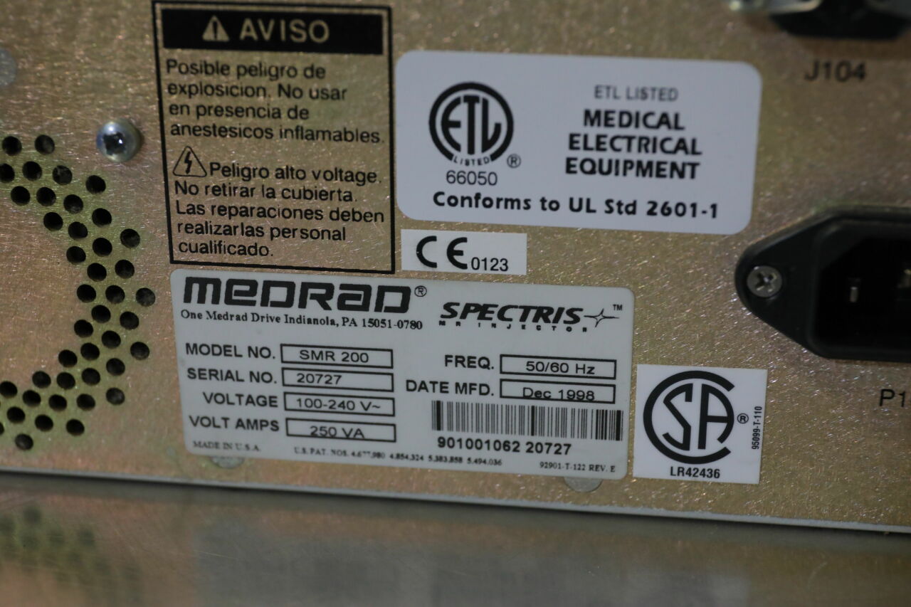 MEDRAD Spectris Solaris SHS 200 Injector MRI
