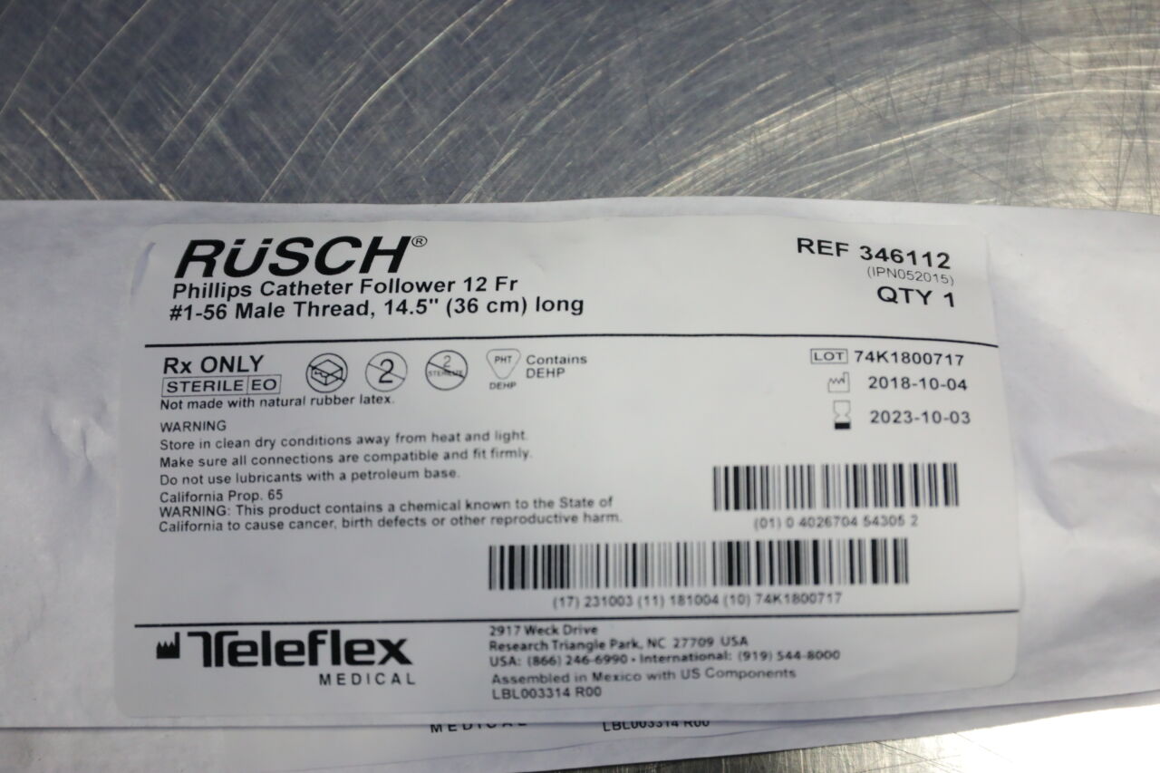 TELEFLEX 346112 Philips Catheter Follower - Lot of 2