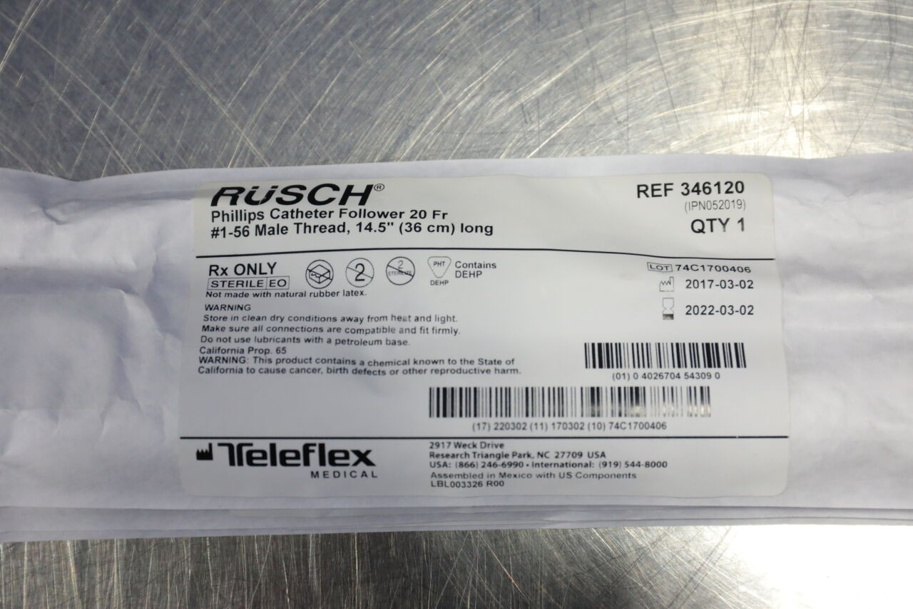 TELEFLEX 346120 Philips Catheter Follower - Lot of 3