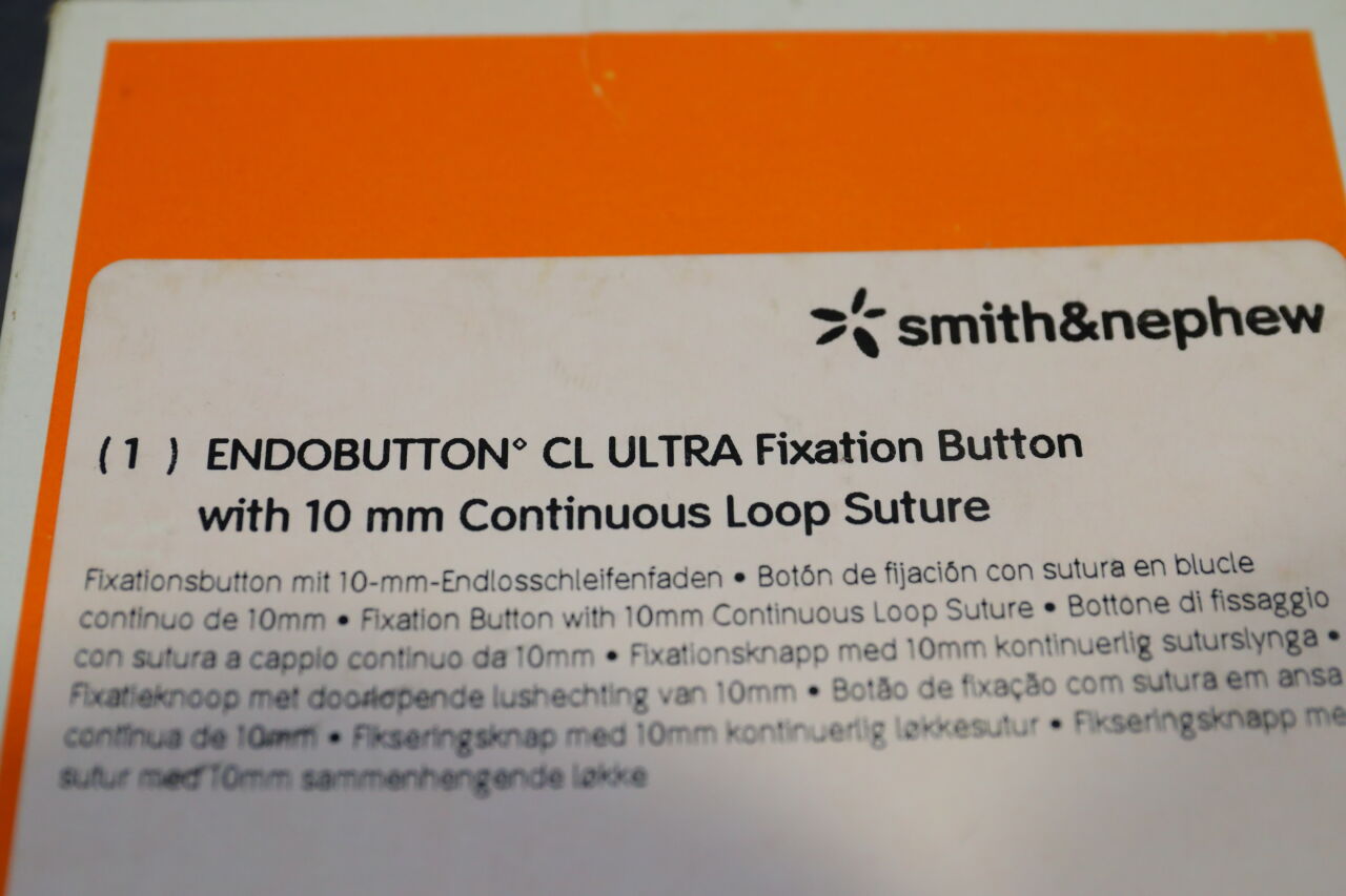 SMITH & NEPHEW Endobutton CL Ultra Fixation - Lot of 5 Sutures