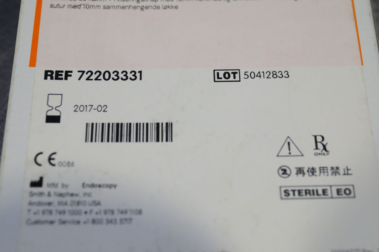 SMITH & NEPHEW Endobutton CL Ultra Fixation - Lot of 5 Sutures