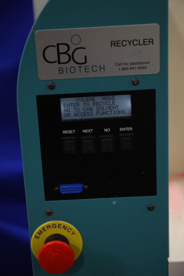 CBG BIOTECH MSLV-034 Solvent Recycler