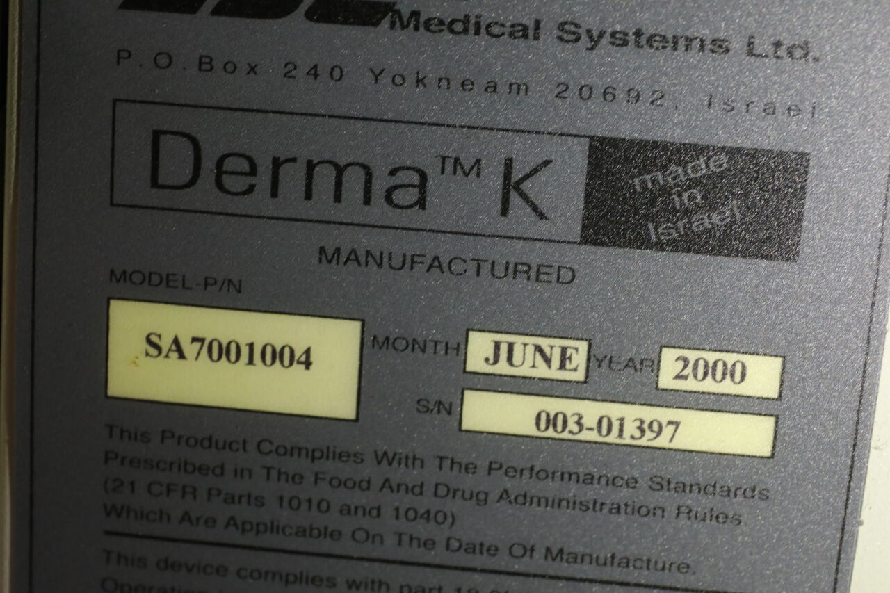 ESC MEDICAL SYSTEMS Derma K Laser - Erbium