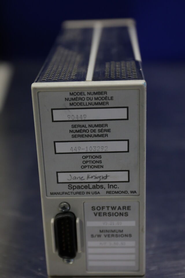 SPACELABS MEDICAL Various Module