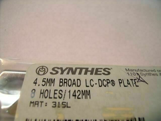 SYNTHES 226.58 4.5MM BROAD LC-DCP PLATE 8 HOLES 142MM