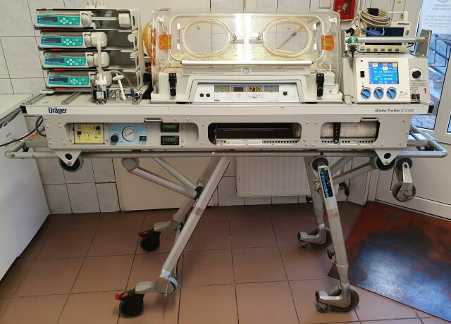 DRAEGER TI 500 Globetrotter Transport System Infant Incubator