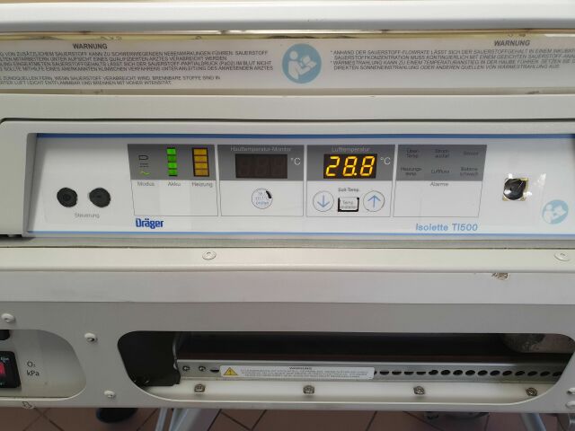 DRAEGER TI 500 Globetrotter Transport System Infant Incubator