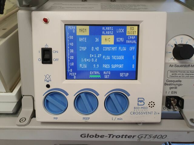 DRAEGER TI 500 Globetrotter Transport System Infant Incubator