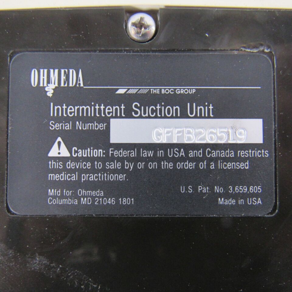 VARIOUS Intermittant Vacuum / Suction Units - Lot of 4 Vacuum Equipment