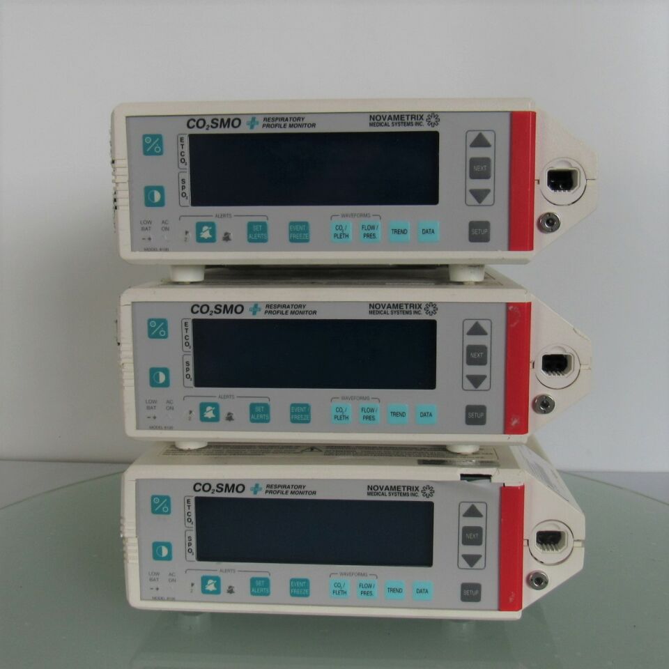 NOVAMETRIX CO2SMO RS232C - Lot of 3 Oximeter - Pulse