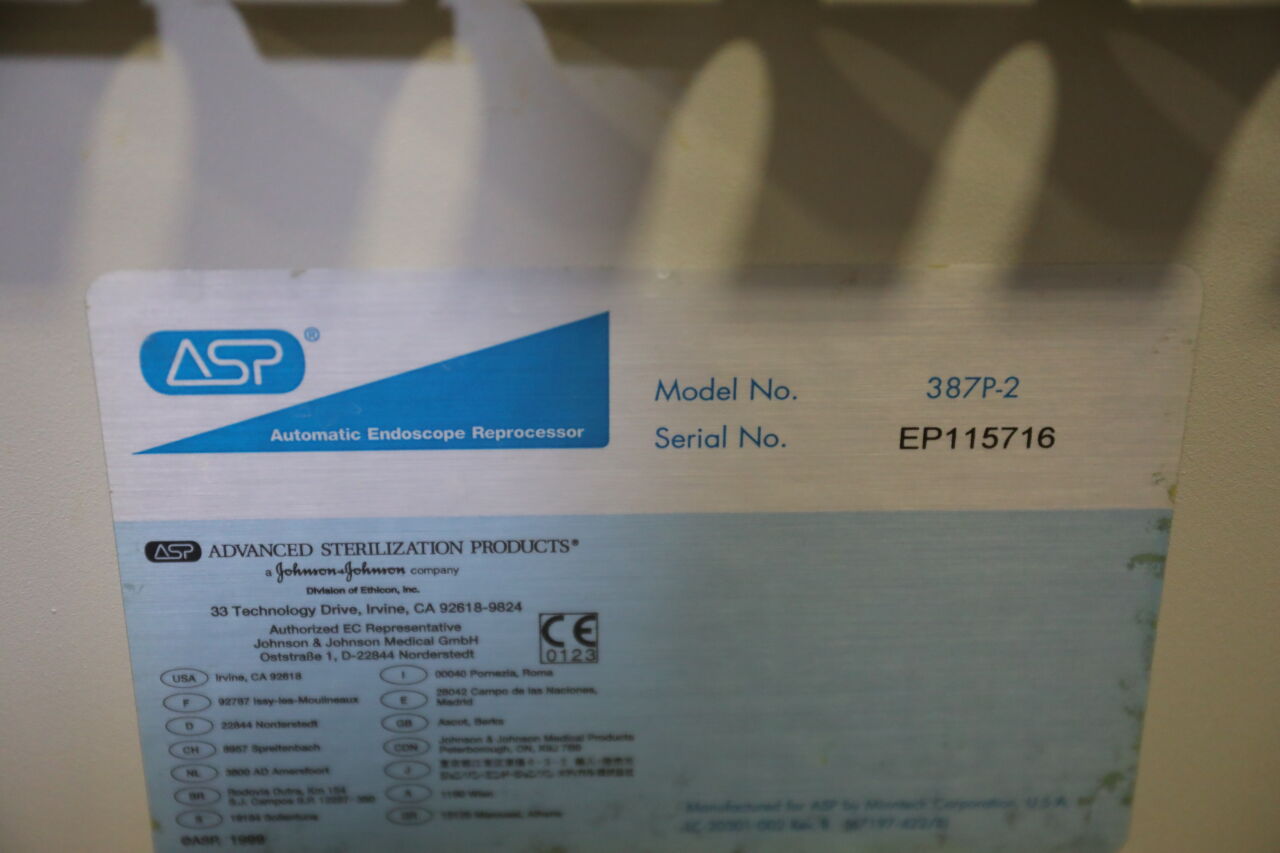 ASP 387P-2 Washer / Disinfector