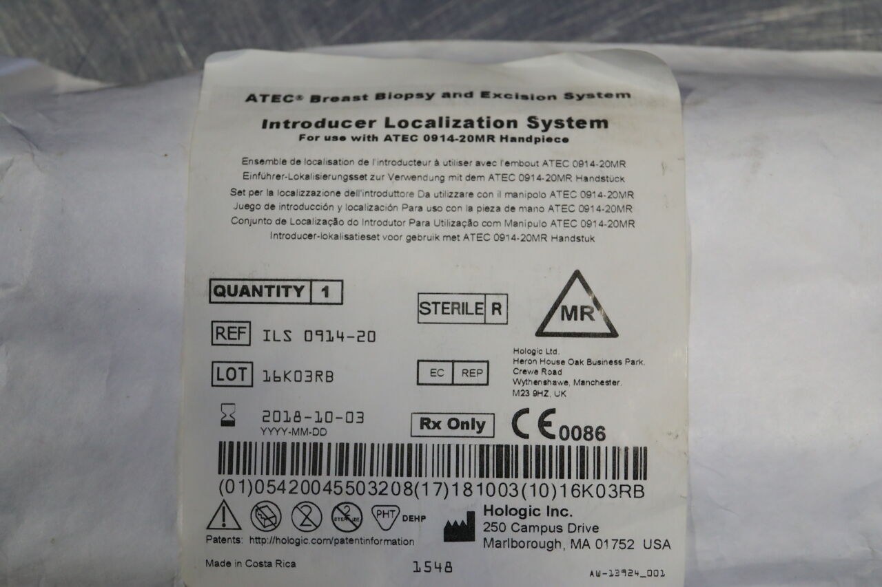 HOLOGIC ILS 0914-20 ATEC Breast Biopsy Excision System