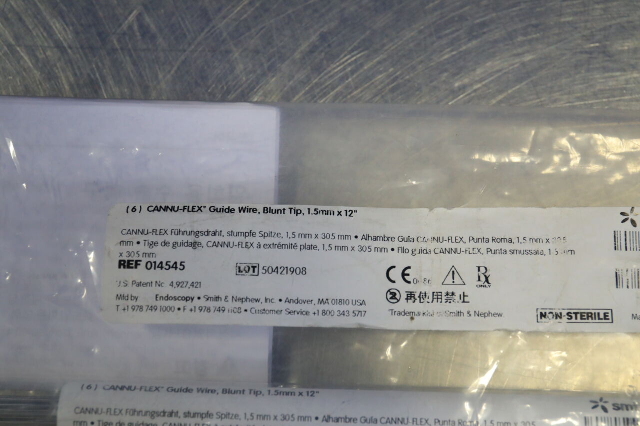 SMITH & NEPHEW 014545 Cannu-Flex Guidewire , Blunt Tip