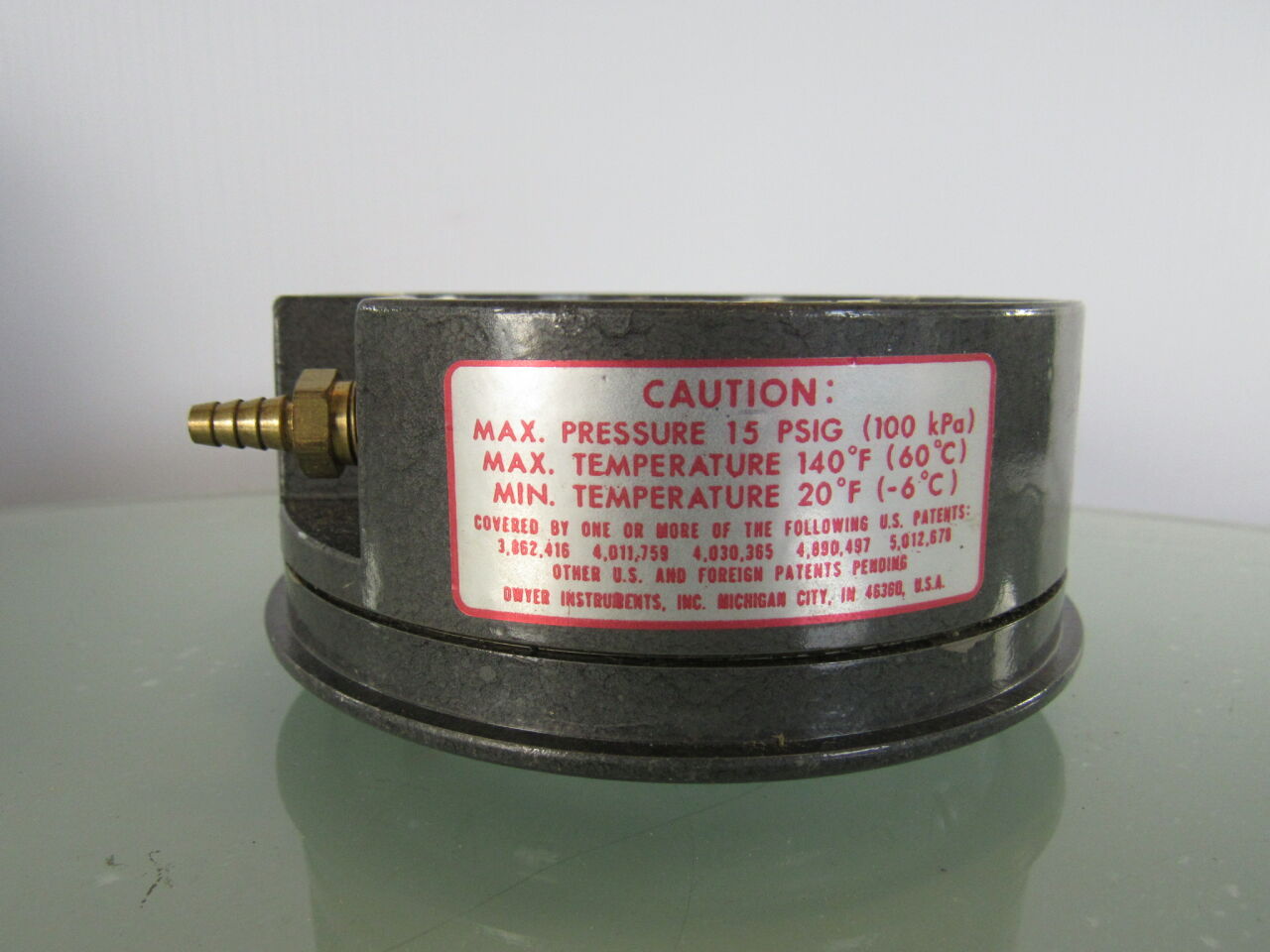 DWYER 2000-80CM Magnehelic Pressure Gauge Pressure Tester