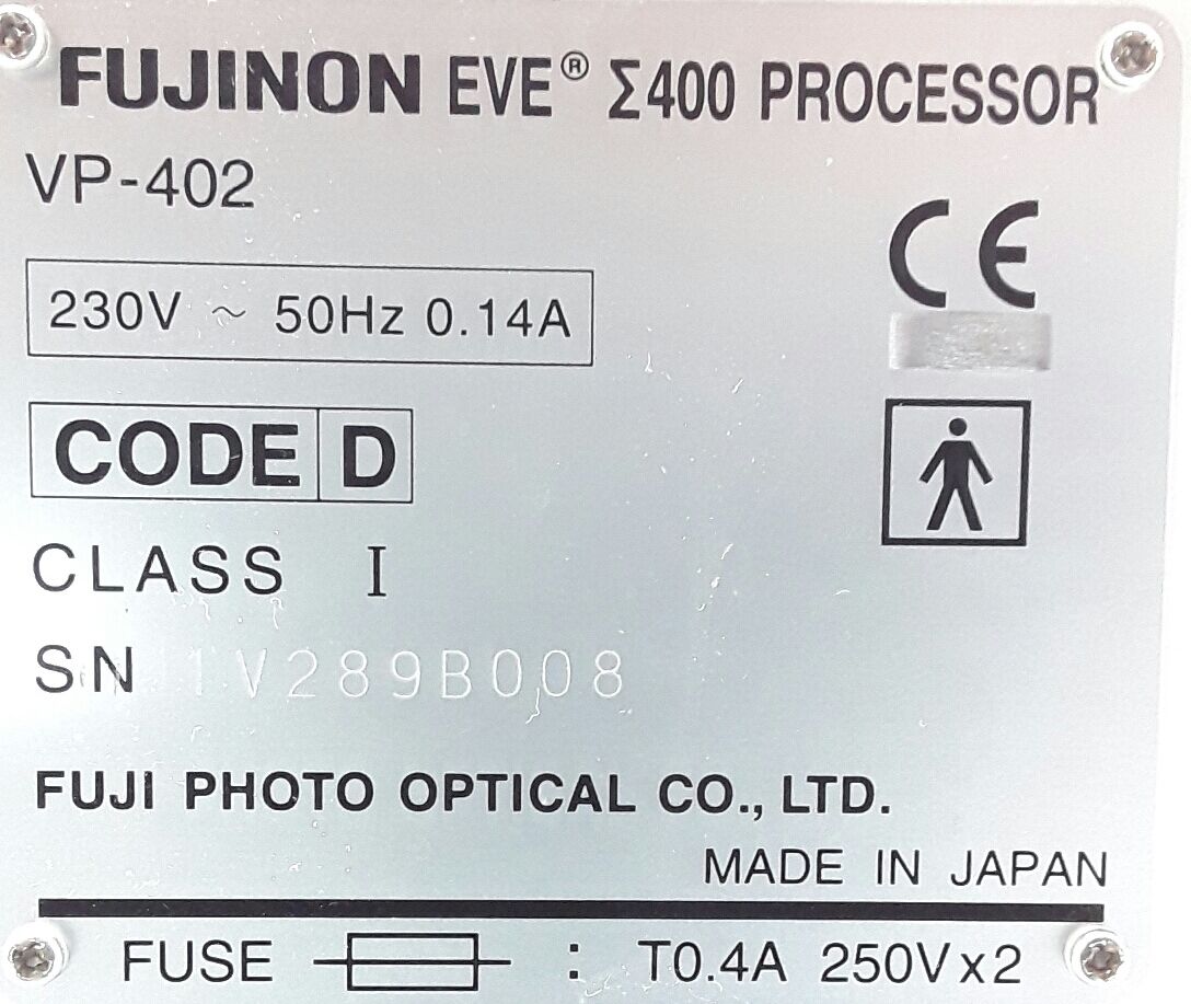 FUJINON EVE E-400 Video Processor and Lightsource