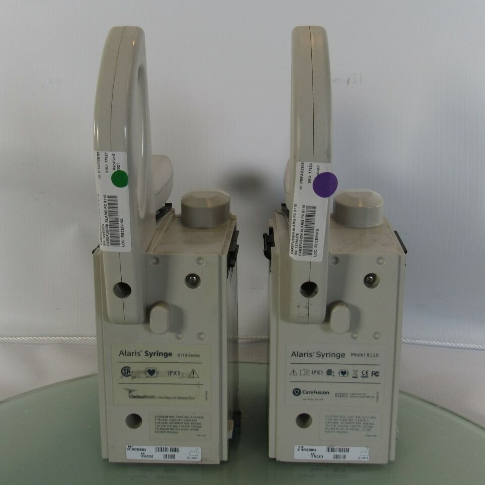 CAREFUSION Alaris PC 8110 - Lot of 2 Pump IV Infusion