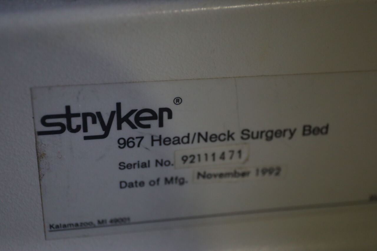 STRYKER 967 Stretcher
