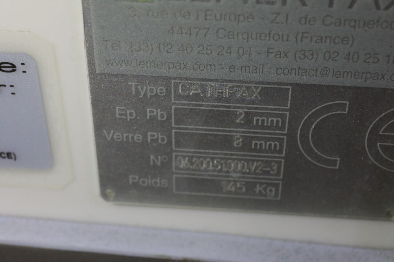 LEMER PAX Cathpax Single Mobile Radiation Protection Cabin