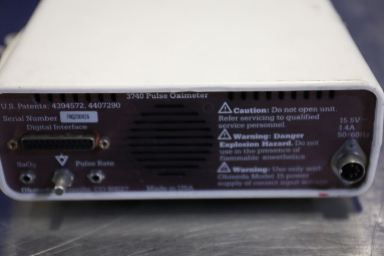 OHMEDA Biox 3740 Oximeter - Pulse