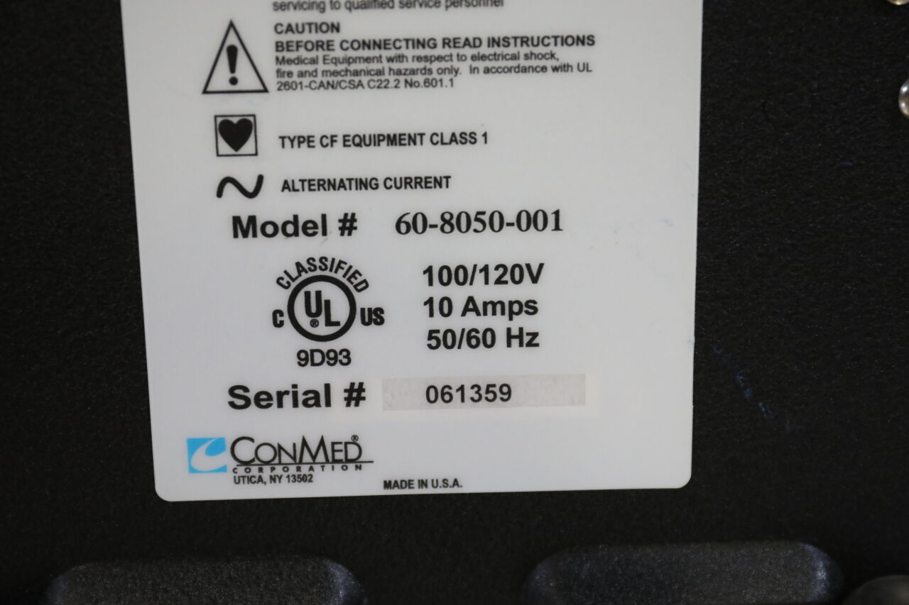 CONMED System 1200 Smoke Evacuator