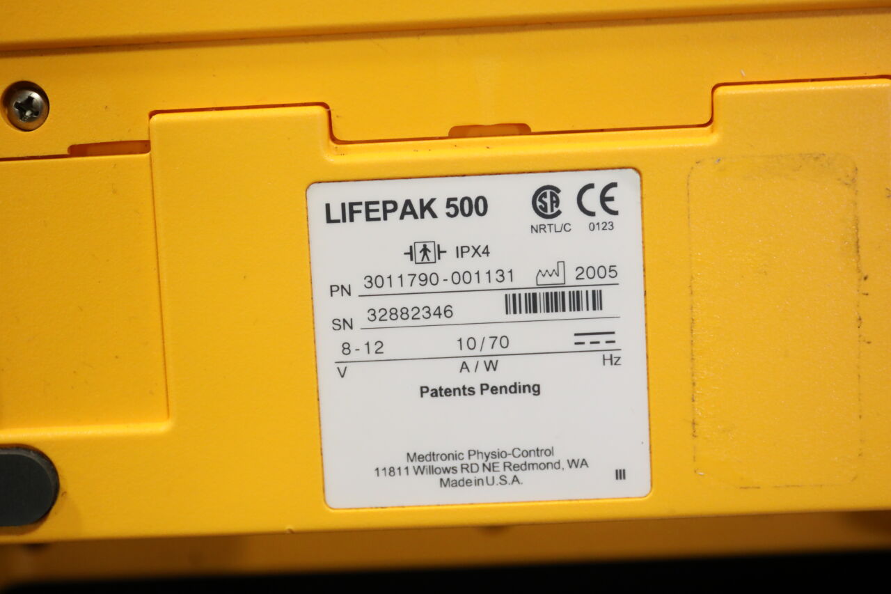 MEDTRONIC Lifepak 500 Defibrillator