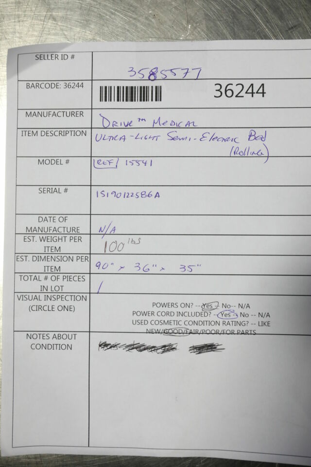 DRIVE MEDICAL Delta Ultra-Light 1000 Brand New in Box Beds Electric