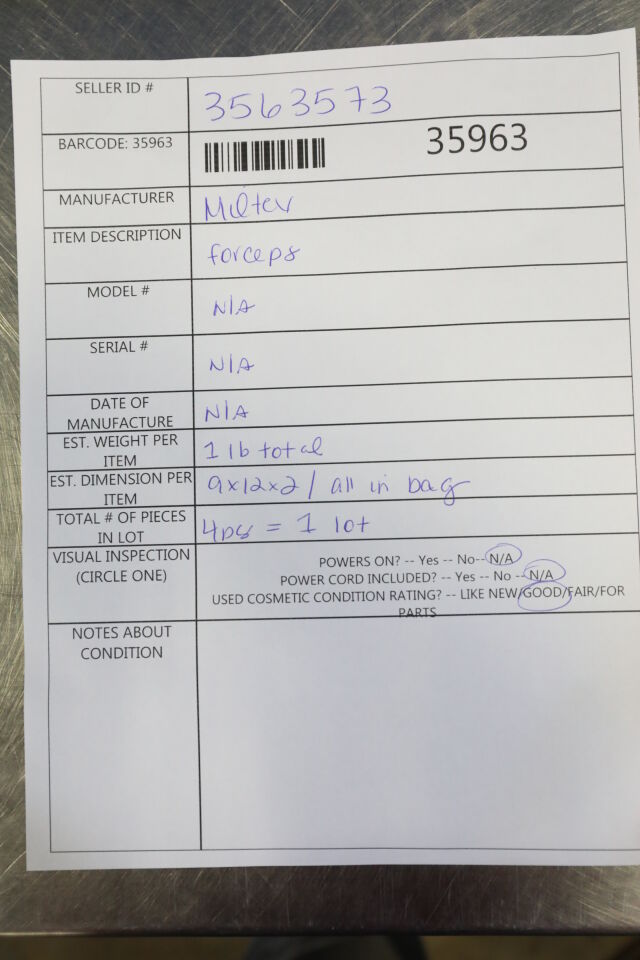 MILTEX Forceps