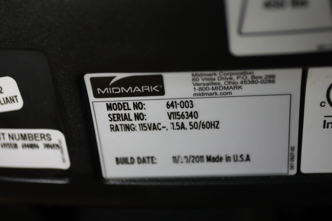 MIDMARK 641-003 Exam Chair