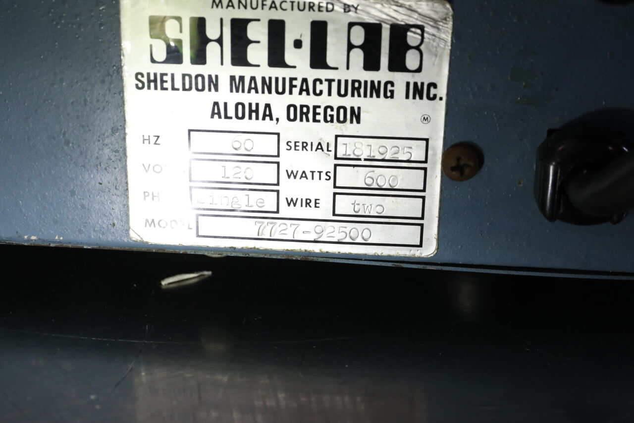 SHEL-LAB 7727-92500 Hot Bath Unit