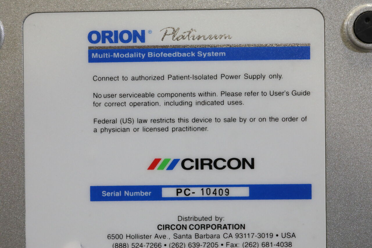 CIRCON Orion Platinum Biofeedback Device