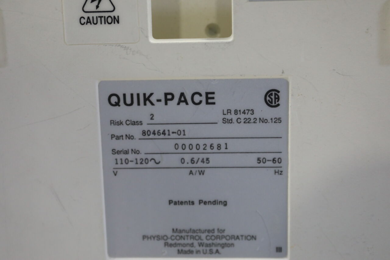 PHYSIO-CONTROL Quick Pace Defibrillator