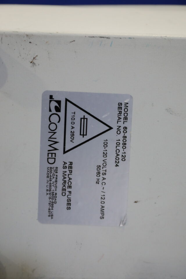 CONMED AER Defense 60-8080-120 Smoke Evacuator