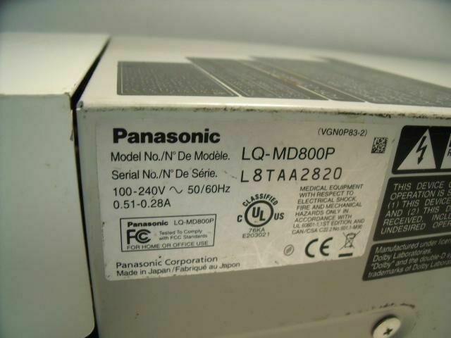 PANASONIC LQ-MD800 Monitor